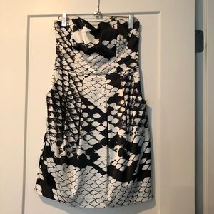 Sweetheart tube top bubble dress